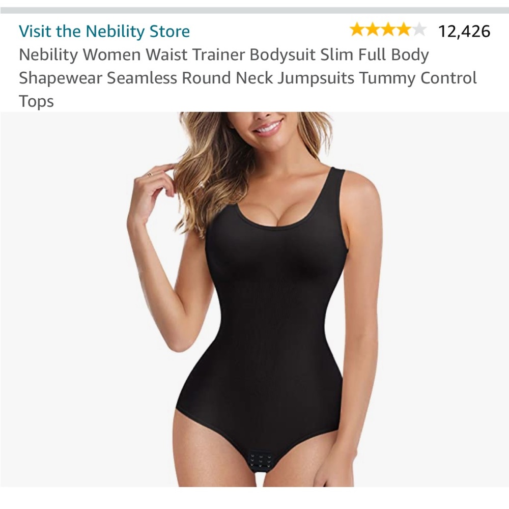 Viral body shaping bodysuit